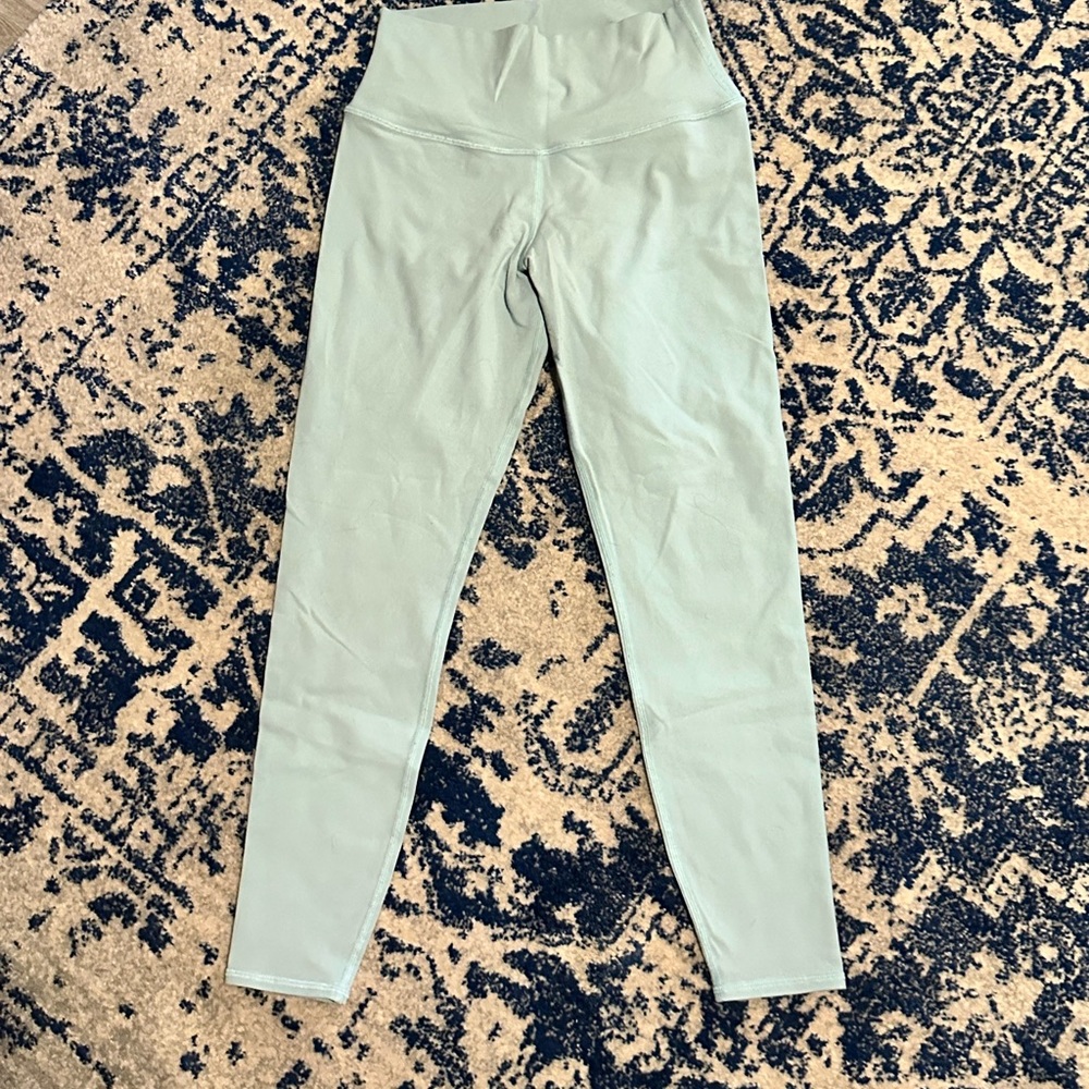 Alo Airbrush Blue Quartz 7/8 Leggings - Sold Out Limited Edition Color